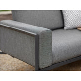 U-Shape Sofa Set with Rectangle Firepit Tablegarden
